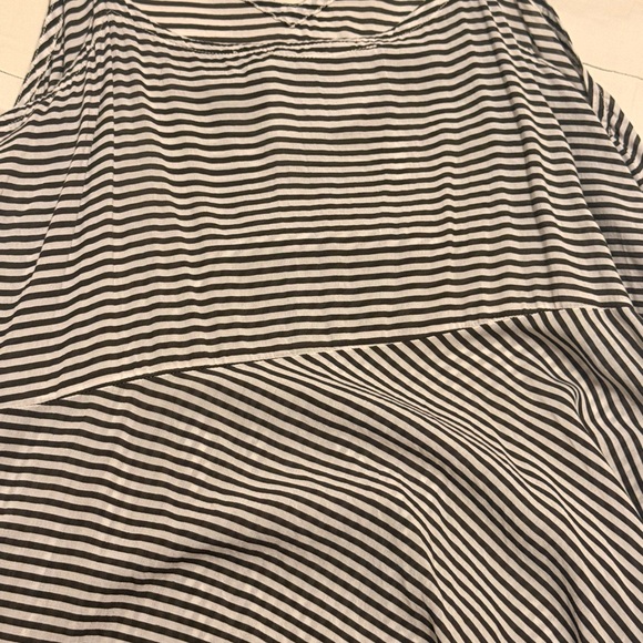 Acacia Swimwear Black and White Striped Maxi Dress - Picture 2 of 4